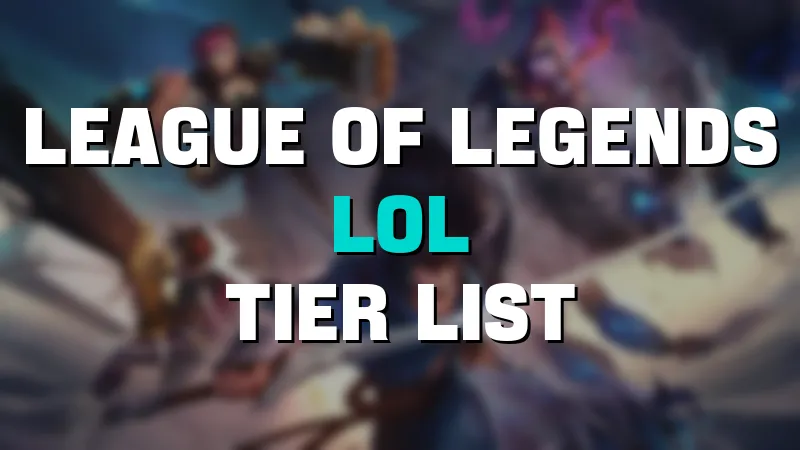 League of Legends Tier List maker template