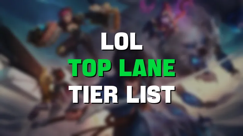 lol top lane tier list maker template