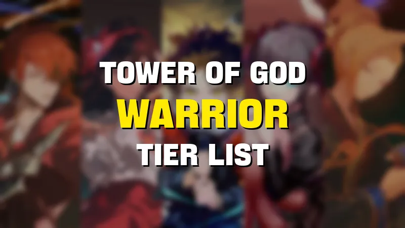 tower of god warrior tier list maker template