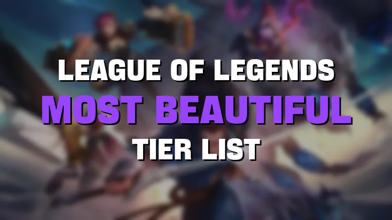 league of legends most beautiful female champions tier list maker template