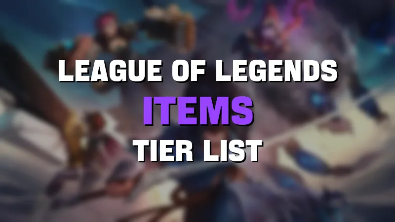 league of legends items tier list maker template