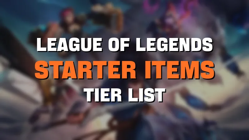 league of legends starter items tier list maker template