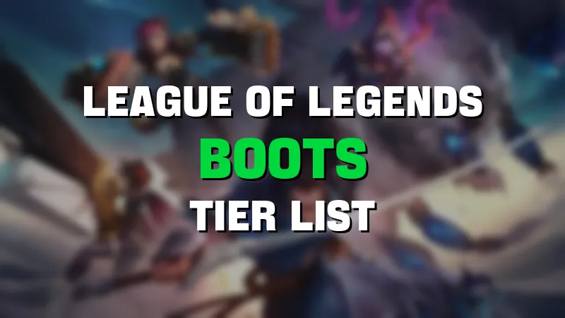 league of legends boots tier list maker template